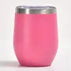 Taza de huevo de acero inoxidable 304 transfronteriza de 12 oz, doble capa, barriga en forma de U, taza de cerveza, aislamiento al vacío, taza de hielo fría