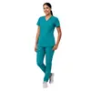 Conjunto de Ropa para Lavado de Manos Médico y de Enfermería Transfronterizo Europeo y Americano Bata Quirúrgica de Doctor/Enfermera Múltiples Colores Ropa de Trabajo Médico y de Enfermería Se Puede Imprimir Logo