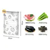 Saco selado para conservação de frescor em folha de alumínio e titânio, grau alimentício, saco com zíper para conservação de frescor, saco especial para armazenamento de congelamento de alimentos em refrigerador doméstico