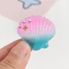Conchas Coloridas Graduadas DIY Funda para Teléfono de Resina Materiales de Belleza Accesorios de Joyería de Resina Marina
