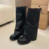 Botas largas de estilo retro, adelgazantes, con tacón grueso para mujer, nueva colección 2026, diseño versátil y simple, perfectas para otoño, efecto adelgazante y con diseño fruncido, resembling botas de montar