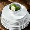 Platos, Vajilla para el Hogar, Especialmente Hermosos Tazones para Arroz, Tazones para Fideos, Tazones para Sopa, Platos, Tazones y Platos Blancos