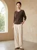 Suéter Nuevo de Lana Otoño e Invierno para Mujer Cuello Redondo Manga Larga Tejido de Punto Holgado Cárdigan Color Sólido Para Ir al Trabajo Borde Enrollado Capa Interior Chaqueta Exterior