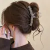 Presilha de garra doce oversized estilo coreano 2026, de alta qualidade e requintada, presilha tubarão versátil para coques na nuca, acessório de cabelo