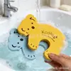 Batente de porta de EVA colorido para bebê, protetor de porta de espuma de alta elasticidade, clipe de porta seguro para crianças