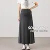 Nuevo vestido de maternidad de moda de otoño, cómodo y versátil, adelgazante y de corte holgado, vestido de maternidad de longitud media