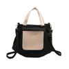 Bolso de lona para mujer, estilo informal, con letras, de gran capacidad, de tela, para estudiantes, 2024