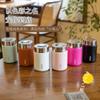 Mini taza térmica de estilo japonés para estudiantes hombres y mujeres, pequeña y linda taza portátil de agua de bolsillo para café de acero inoxidable 316