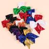 Europeo y Americano Transfronterizo Cola de Golondrina Tendón de Goma Bordado Lentejuela Lazo Niña Bloque de Color Cuentas Festival Flash Cuerda para la Cabeza