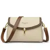 2024 Bolsos Nuevos Moda Femenina Bolsos Pequeños Bolsos Cruzados Primavera y Verano Bolsos de Hombro de Cuero Suave Bolsos de Mujer Bolsos de Hombro
