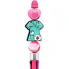 Serie de Cuidado Médico Bolígrafo de Cuentas Accesorios DIY Cuentas Sueltas Cuentas de Enfoque Caricatura PVC Pegamento Suave