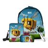 Nuevo Producto 3D Xinying Película Juego de Tres Piezas Bolso de Hombro Estuche para Lápices Mochila