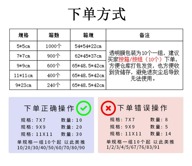 透明膜下单方式