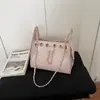Cadena de bordado de diamantes transfronteriza de comercio exterior, nuevo modelo 2026, bolso de mano simple con cordón para el día a día, bolso de hombro cruzado para mujer