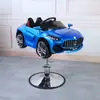 Nuevo Modelo Transfronterizo Coche Cortapelo Infantil Silla de Peluquería Estilo Coche, Especializado para Barberías, Silla Giratoria y Ajustable, Venta al por Mayor desde Fabricante
