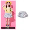 Traje de porrista para el Día del Niño para estudiantes de primaria, conjunto de uniforme de clase para el día del deporte escolar, disfraz de lunares con falda corta para jardín de infantes
