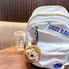 Llavero de espejo de peluche capibara espejo de maquillaje plegable colgante de bolsa de dibujos animados espejo portátil de doble cara para retocarse