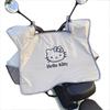 Acolchado eléctrico para parabrisas de coche, verano, protector solar, resistente al viento, impermeable, transpirable, primavera, verano y otoño, acolchado ligero para parabrisas con imagen linda y divertida