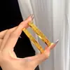 Nuevo Pulsera de Mantra de la Suerte Color Dorado Imitación Estilo Chino para Mujer, Pulsera Cerrada Versátil Estilo Chino, Joyería Meilong