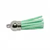 Nuevo Colgante de Borla de Terciopelo Coreano de 3 cm Fleco de Mini Borla Accesorios DIY Hechos a Mano Borla Galvanizada