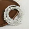 Furo Passante Vidro Pérola Falsa Forma Irregular Vidro de Cristal Pérola Falsa Floco de Prata Pérola Falsa Acessórios para Roupas Produtos Semi-acabados Atacado em Massa