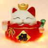Novo gato artesanal acho que o dinheiro quer grossa boneca fofa mini personalidade pequenos enfeites console central decorações do carro