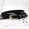 Cinturón de Mujer Nudo de Moda Estilo Coreano Decorado con Cinturón Fino para Jeans Cinturón Liso Adelgazante para Cintura de Mujer Dropshipping
