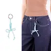 Lanyard de Jeans Dopamina Nuevo Europeo y Americano Serie Miu Bolso Versátil de Moda Llavero Cuerda de Accesorio para Mochila
