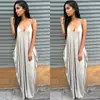 Ebay AliExpress comércio exterior vestido de praia Europeu e Americano irregular alça fina V profundo Bolso vestido feminino