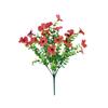 Tela con Serigrafía de Flores de Eucalipto Morado de Siete Ramas Flores Artificiales Decoración Exterior Flores Falsas Moradas