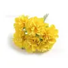 Claveles Artificiales, Pequeños Ramilletes de Flores Falsas Estilo Europeo, Flores Realistas para Bodas, Decoraciones para Cajas de Dulces, Escaparates, Paisajismo Interior