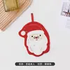 Toalla de Mano Navideña Dibujos Animados Colgante Espesa Linda Toalla Cocina Secado Rápido Coral Baño Trapo Absorbente Pañuelo