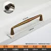 Manija de Puerta de Gabinete Estilo Chino Nuevo Retro Herrajes Americanos Manija de Gabinete Armario Manija Pequeña Estilo Mid-Century Simple Negra