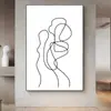 Pintura decorativa abstrata de traço único para sala de estar, pintura de parede de fundo de sofá moderna e simples, pintura de piso, pintura suspensa para varanda