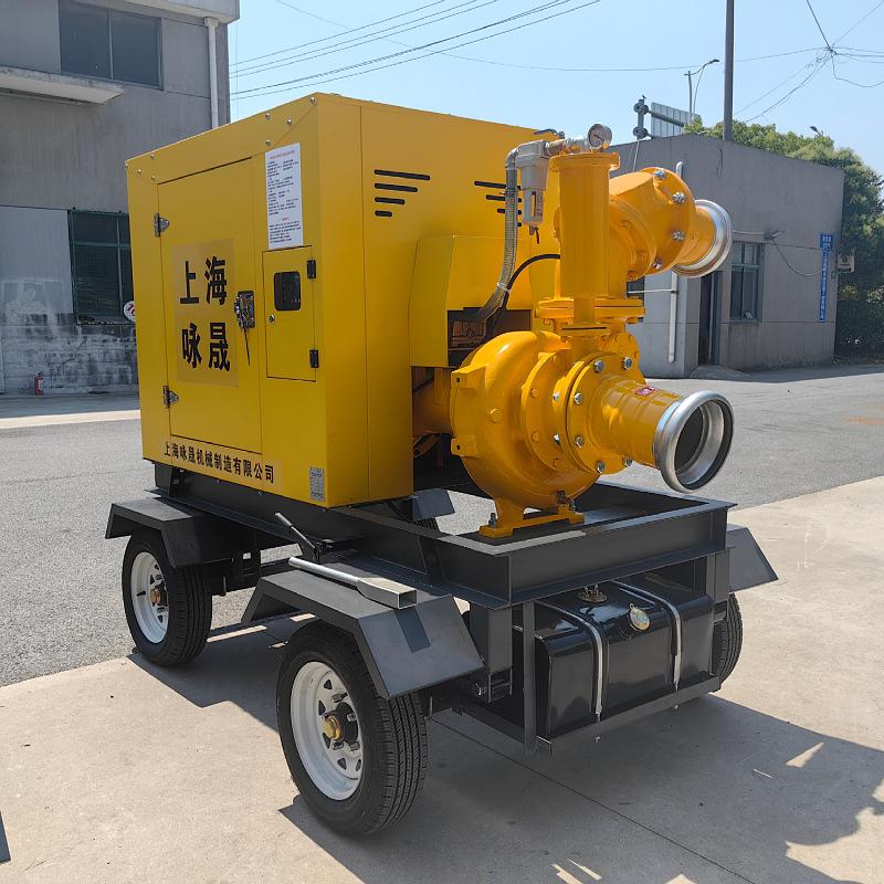 8寸防汛移动泵车 (10)