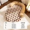 Cojín de Felpa en Forma de U para Perros para Otoño e Invierno para Perros y Gatos Pequeños y Medianos Perrera Caliente Perrera para Gatos Perrera para Mascotas