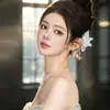 Nuevos Pendientes de Estilo Coreano para Novia, Súper Hada Mariposa Versátiles Ear Cuffs, Accesorios de Atmósfera Dulce y Temperamento para Vestido de Boda