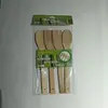Espátula de Bambu para Panelas Antiaderentes, Espátula de Cozinha, Colher de Arroz, Espátula de Bambu Não Pintada, Conjunto de Espátulas de Bambu com Cabo Longo, Utensílios de Cozinha