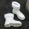 Botas de Lluvia Transfronterizas para Mujer, Botas de Lluvia Cortas Cálidas de Terciopelo, Moda de Tacón Medio con Suela Gruesa, Impermeables y Resistentes al Desgaste, Zapatos de Agua, Zapatos Antideslizantes para Cocina