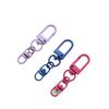 Acessórios de ferragens para bagagem fivela de cachorro de liga de zinco cor de tinta doce cor pequena fivela de porta chaveiro chaveiro de tinta