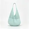 Nova Bolsa de Palha Grande Capacidade para Verão, Bolsa de Praia Tecida, Bolsa de Praia de Tricô com Flores, Bolsa Tote Elegante de Ombro Único para o Dia a Dia