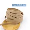 1cm 10mm Ancho Borde Colorido Imitación Cuero Pu Tiras de Cuero Plano DIY Joyería Ropa Bolsos Material Artesanal Cuerda