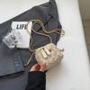 Bolso de lana de diseño nicho de otoño e invierno 2023 nuevo bolso de mujer popular bandolera de cadena combinable mini bolso cuadrado