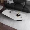 Mesa de centro Rock Board, ligera, de lujo, moderna, sencilla, de estilo italiano, para apartamentos pequeños, hogar, creativa, de forma irregular, para sala de estar.