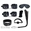 Un conjunto de siete o diez artículos para parejas, que incluye artículos de bondage y restricción, ofreciendo un enfoque único y alternativo a los juguetes para adultos y productos íntimos.