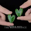 Pendientes Vintage de Gota de Aceite Franceses de Mediados de Siglo Exagerados Retro Corazón Grande Pendientes de Diseño Nicho Pendientes Estilo Hong Kong