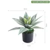 Sisal Sintético, Orquídea Espada, Babosa, Agave, Ferro Holandês, Plantas Tropicais do Deserto, Paisagismo, Vasos Ornamentais de Plantas Verdes Decorativas