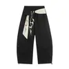 Pantalones casuales de verano nuevos de tiro bajo, ajustados, con estampado de llamas estilo americano, dobladillo curvo en capas, pantalones cargo holgados de pierna ancha