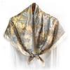 90cm Primavera Novo Vintage Secret Garden Feminino Decorativo Grande Quadrado Envoltório Peito Viagem Xale Protetor Solar Cachecol Cachecol