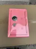 Caja de Ahorro Pequeña para el Hogar Transfronteriza, Mini Caja Fuerte para Niños, Caja de Almacenamiento Creativa de Metal para Ahorros con Cerradura